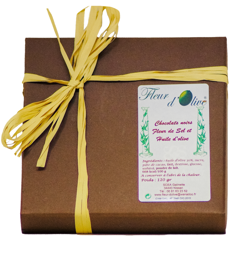 chocolats noirs fleur de sel huile olive