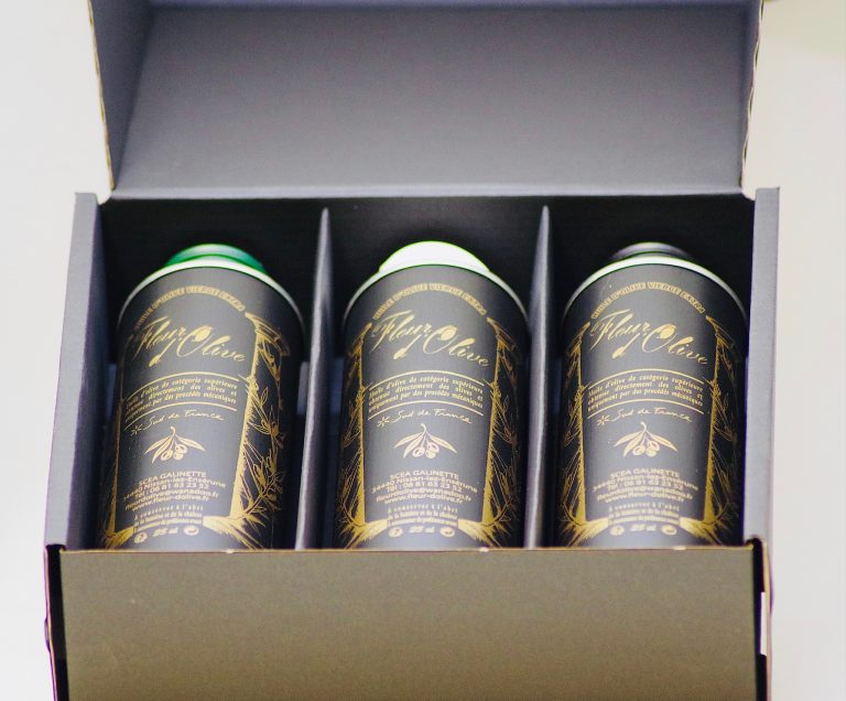 coffret 3 huiles olive